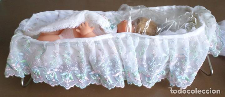 Mu&ntilde;ecas espa&ntilde;olas modernas: MU&Ntilde;ECA MOCOSITA CON CUNA - Mu&ntilde;ecas EDA - Foto 5