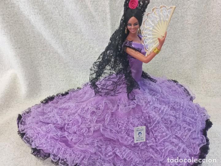 Mu&ntilde;ecas espa&ntilde;olas modernas: MU&Ntilde;ECA &uml;MAR&Iacute;N&uml; (MORADA-COLA) 32cm - Foto 3