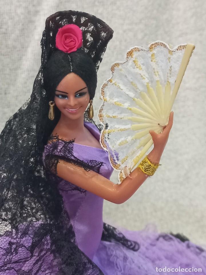 Mu&ntilde;ecas espa&ntilde;olas modernas: MU&Ntilde;ECA &uml;MAR&Iacute;N&uml; (MORADA-COLA) 32cm - Foto 4