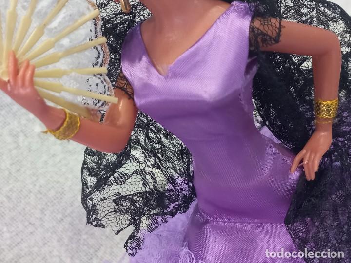 Mu&ntilde;ecas espa&ntilde;olas modernas: MU&Ntilde;ECA &uml;MAR&Iacute;N&uml; (MORADA-COLA) 32cm - Foto 7