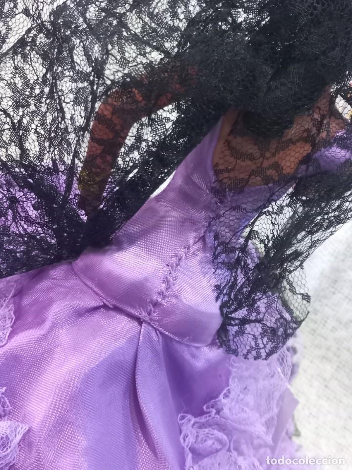 Mu&ntilde;ecas espa&ntilde;olas modernas: MU&Ntilde;ECA &uml;MAR&Iacute;N&uml; (MORADA-COLA) 32cm - Foto 8