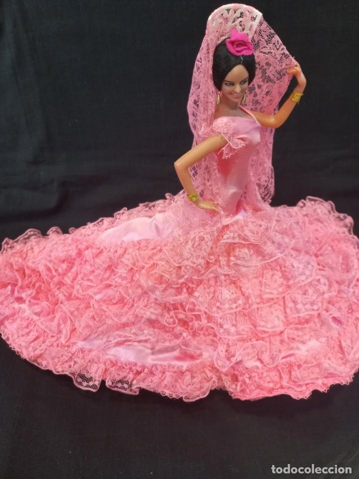 Mu&ntilde;ecas espa&ntilde;olas modernas: MU&Ntilde;ECA &uml;MAR&Iacute;N&uml; (ROSA-COLA) 32cm - Foto 1