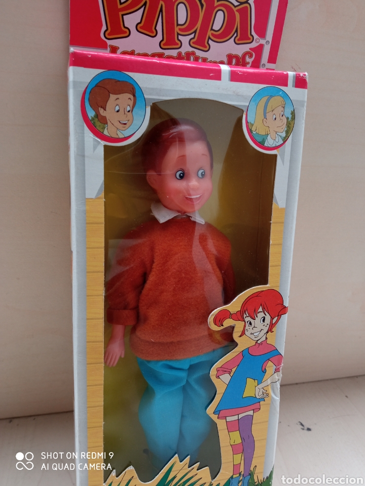 Mu&ntilde;ecas espa&ntilde;olas modernas: Pippi langstrumpf Tommy de Simba 1997 - Foto 2