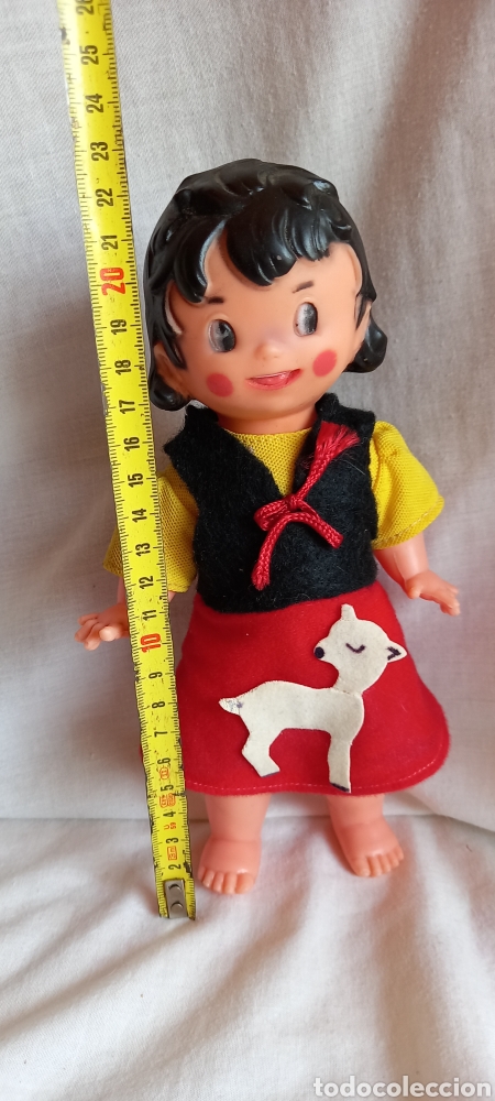 Mu&ntilde;ecas espa&ntilde;olas modernas: BONITA Y ORIGINAL MU&Ntilde;ECA HEIDI DE LOS 70 - Foto 7