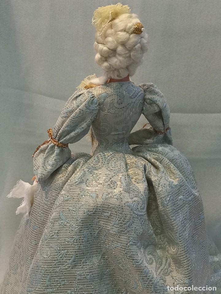 Mu&ntilde;ecas espa&ntilde;olas modernas: MU&Ntilde;ECA-43cm (MAR&Iacute;N) celeste y amarillo &uml;VERSALLES&uml; - Foto 2