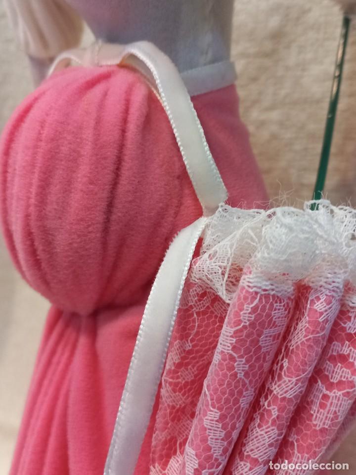 Mu&ntilde;ecas espa&ntilde;olas modernas: MU&Ntilde;ECA-43cm (MAR&Iacute;N) SOMBRILLA-CULOTE rosa - Foto 7