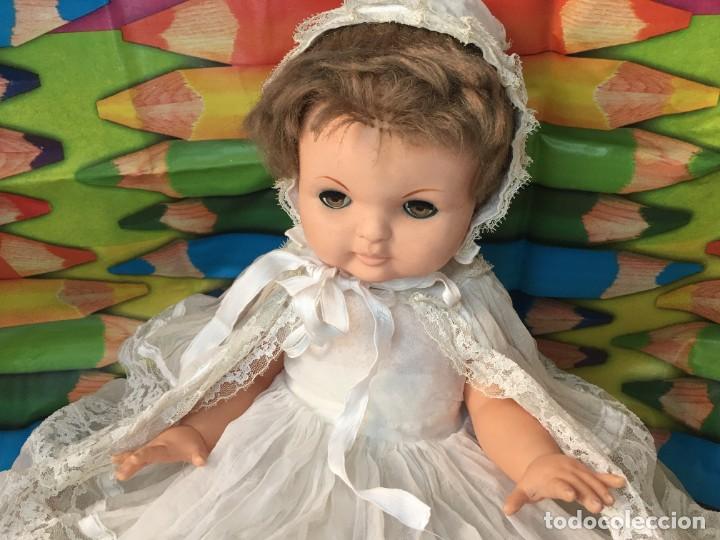 Mu&ntilde;ecas espa&ntilde;olas modernas: ANTIGUA MU&Ntilde;ECA CON VESTIDO BLANCO - Foto 3