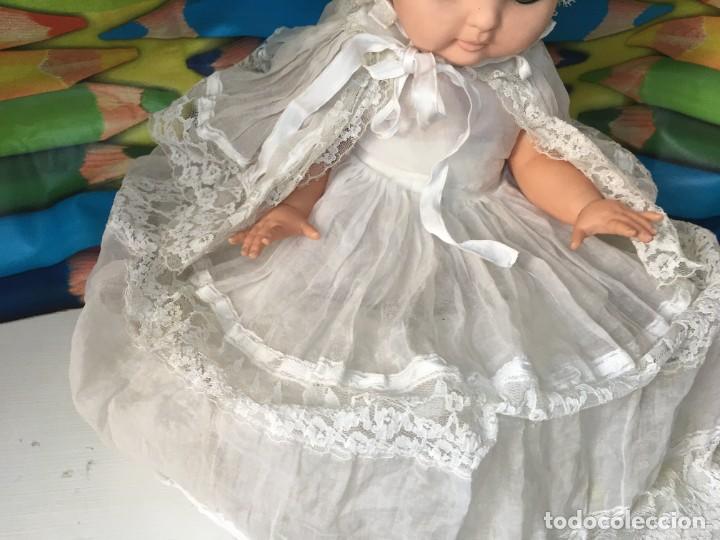 Mu&ntilde;ecas espa&ntilde;olas modernas: ANTIGUA MU&Ntilde;ECA CON VESTIDO BLANCO - Foto 4