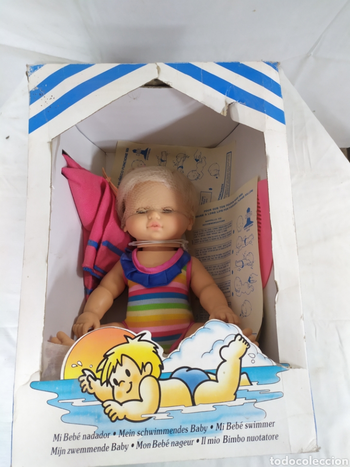 Mu&ntilde;ecas espa&ntilde;olas modernas: Mi beb&eacute; nadador de BeBe - Foto 1