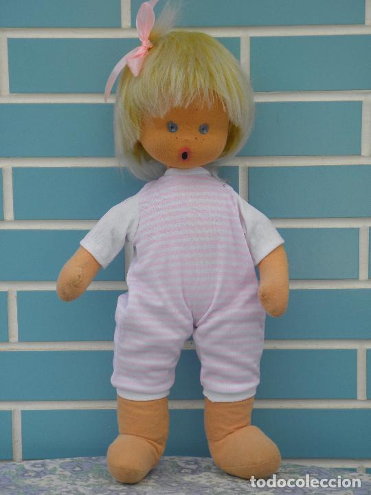 Mu&ntilde;ecas espa&ntilde;olas modernas: Antigua mu&ntilde;eca beb&eacute; de fieltro - Foto 3