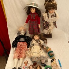 Bambole Spagnole Moderne: GRAN LOTE DE MUÑECAS DE COLECCION DE PORCELANA. Lote 361564520