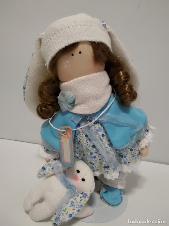 Mu&ntilde;ecas espa&ntilde;olas modernas: MU&Ntilde;ECA RUSA CON OREJITAS REALIZADA A MANO - Foto 1
