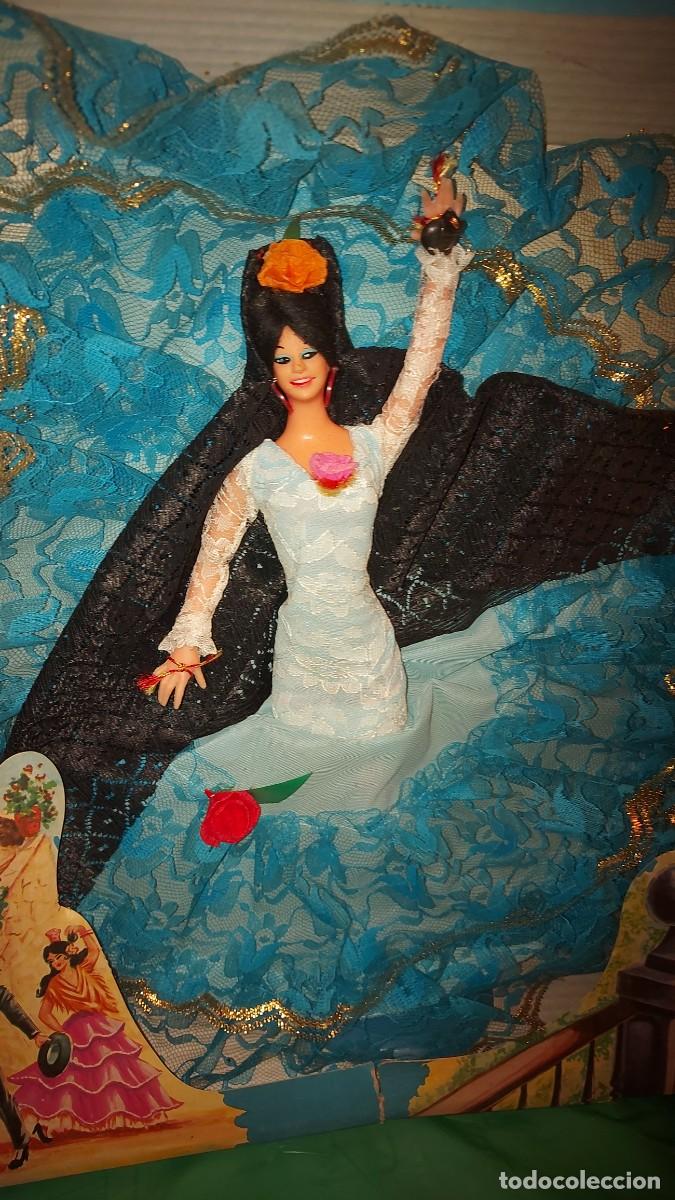 Mu&ntilde;ecas espa&ntilde;olas modernas: MU&Ntilde;ECA FLAMENCA EN SU CAJA ORIGINAL - Foto 1