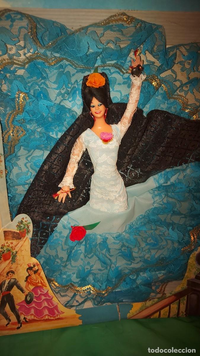 Mu&ntilde;ecas espa&ntilde;olas modernas: MU&Ntilde;ECA FLAMENCA EN SU CAJA ORIGINAL - Foto 2