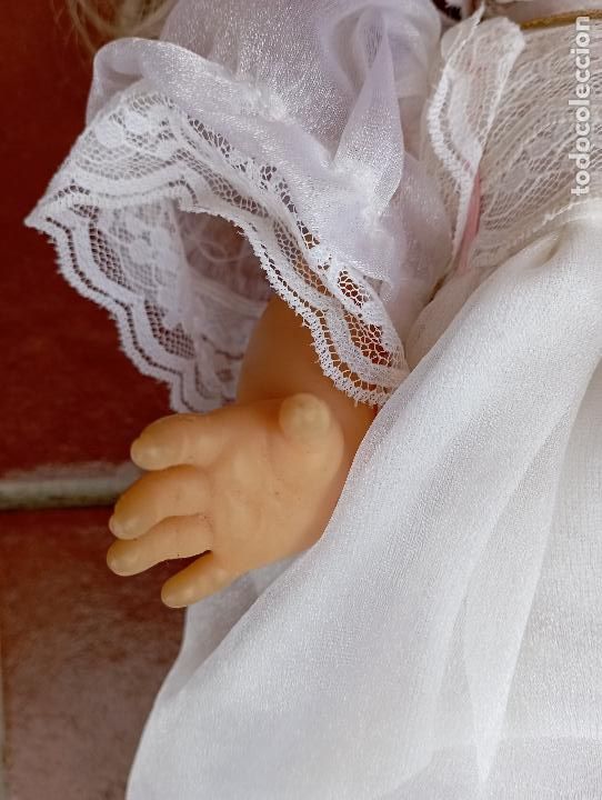 Mu&ntilde;ecas espa&ntilde;olas modernas: ANTIGUA MU&Ntilde;ECA COMUNION RUBIA. - Foto 6