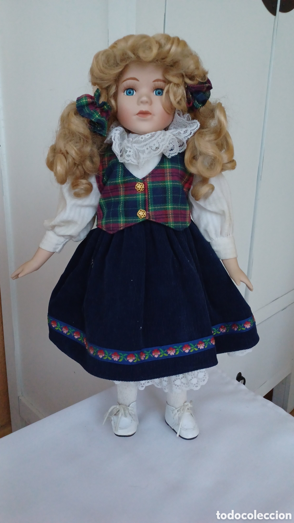 Mu&ntilde;ecas espa&ntilde;olas modernas: Mu&ntilde;eca porcelana 42 cm - Foto 2