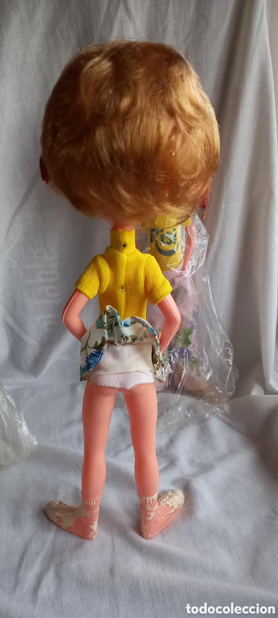 Mu&ntilde;ecas espa&ntilde;olas modernas: PAREJA DE MU&Ntilde;ECOS RISI EN SU BOLSA, ANTIGUOS - Foto 6