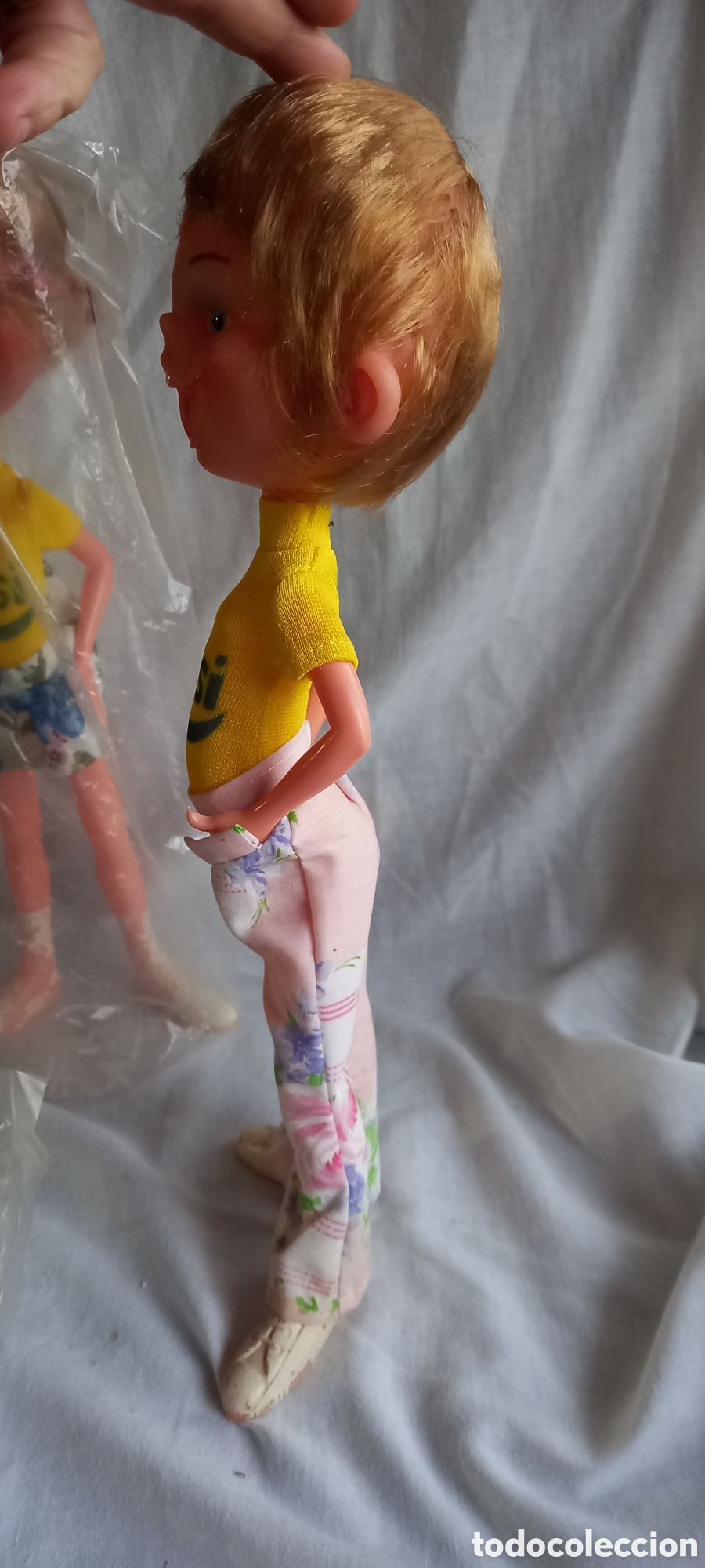 Mu&ntilde;ecas espa&ntilde;olas modernas: PAREJA DE MU&Ntilde;ECOS RISI EN SU BOLSA, ANTIGUOS - Foto 12