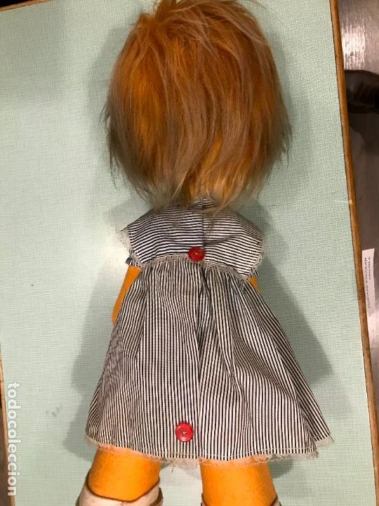 Mu&ntilde;ecas espa&ntilde;olas modernas: Mu&ntilde;eca de fieltro mide 47 cms bien conservada - Foto 4