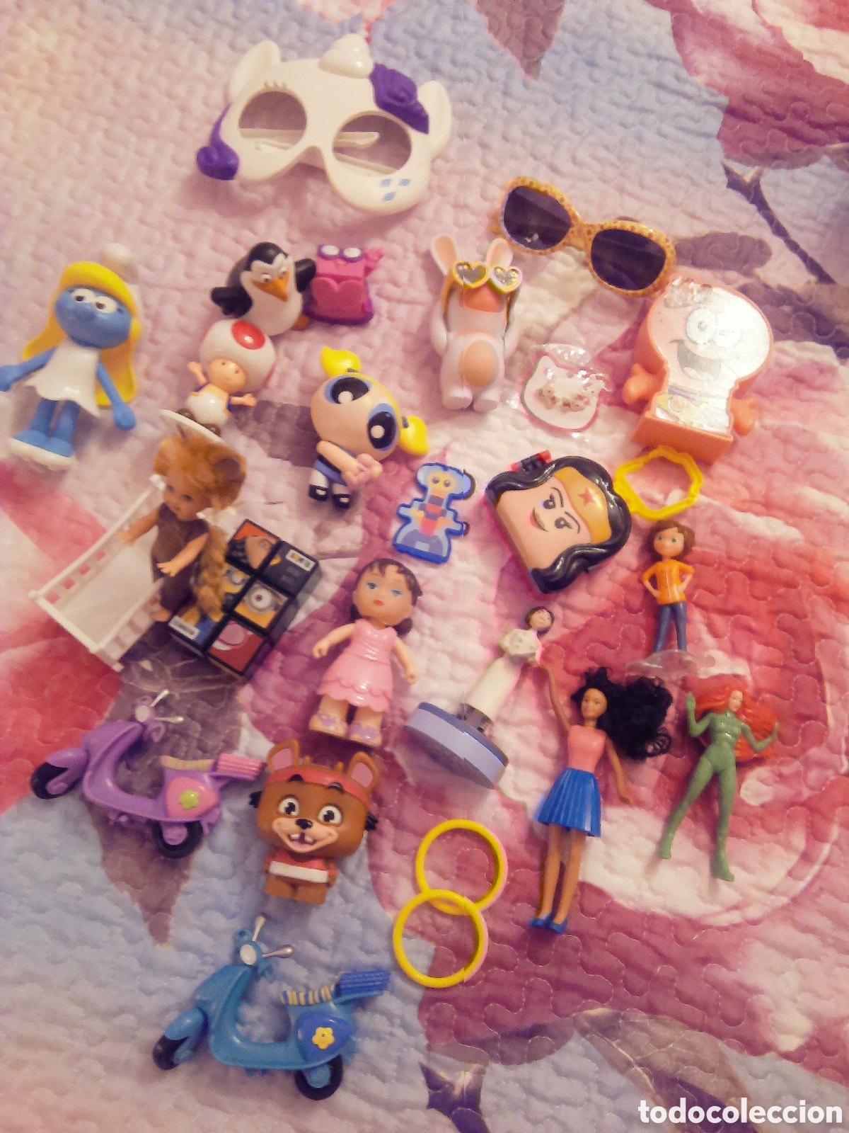 Mu&ntilde;ecas espa&ntilde;olas modernas: LOTE. MU&Ntilde;ECOS VARIOS. PITUFA. PITUFOS. PRECIOSOS - Foto 1