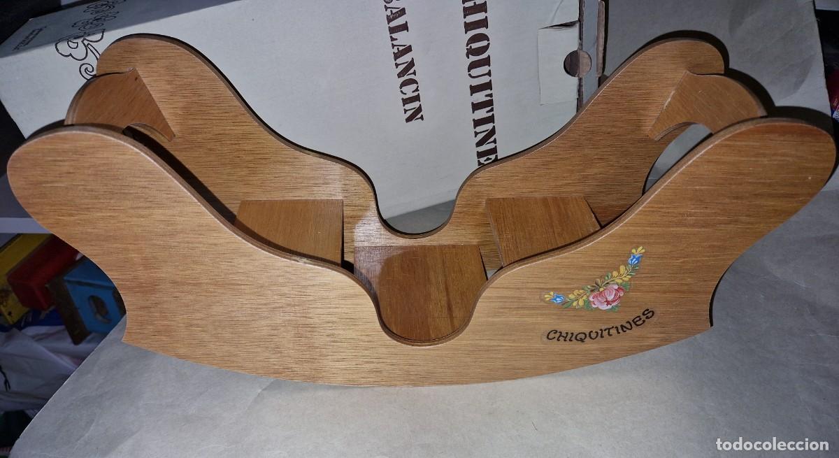 Mu&ntilde;ecas espa&ntilde;olas modernas: BALANCIN DE MADERA CHIQUITINES - PARA MU&Ntilde;ECO CHIQUITIN Y MU&Ntilde;ECA CHIQUITINA