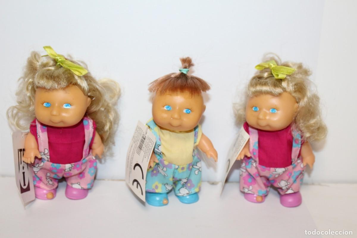 Mu&ntilde;ecas espa&ntilde;olas modernas: LOTE DE 3 MU&Ntilde;ECOS MINI REPOLLO - NUEVOS - Foto 1