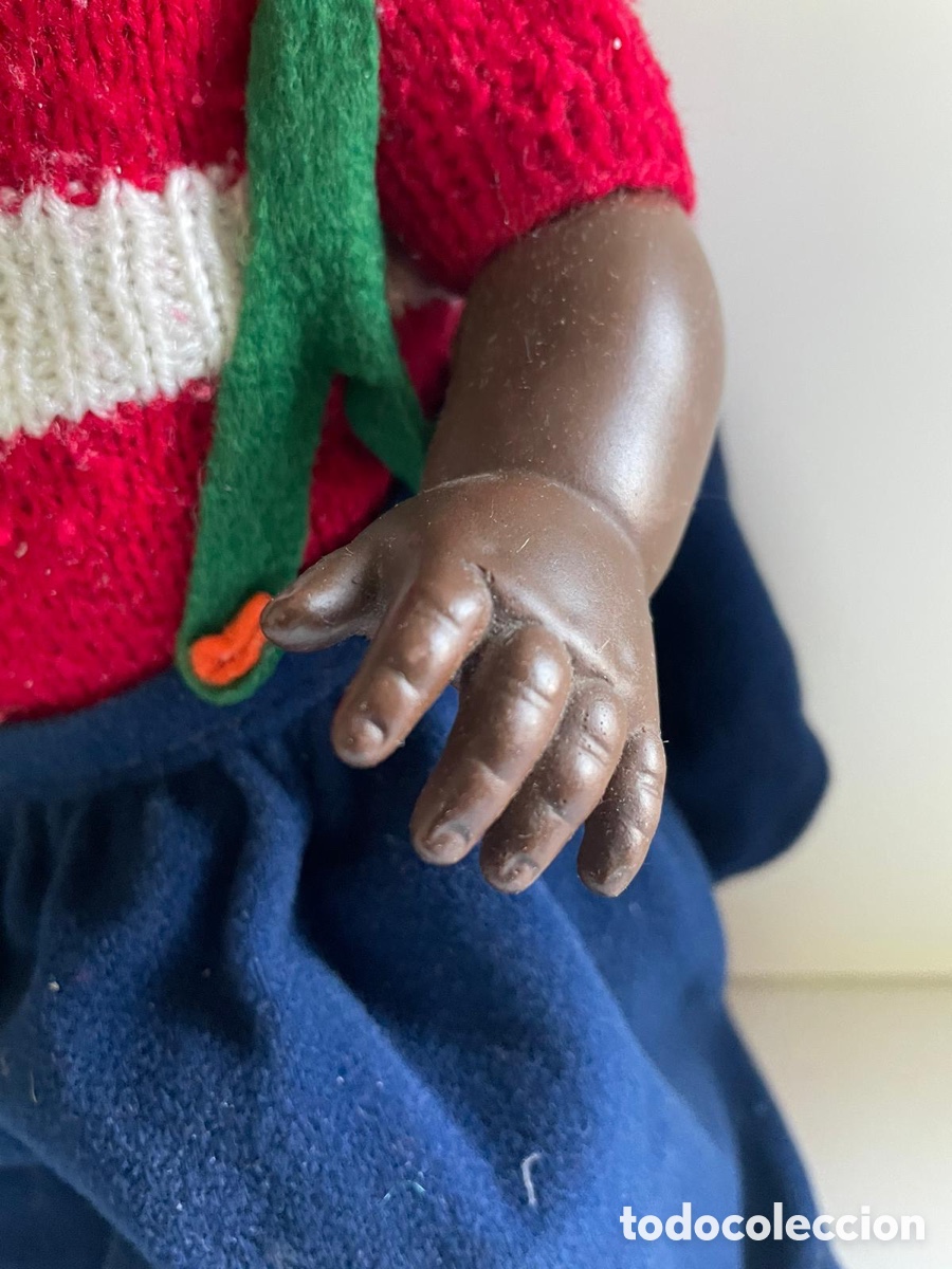 Mu&ntilde;ecas espa&ntilde;olas modernas: Antigua mu&ntilde;eca negrita - Foto 4