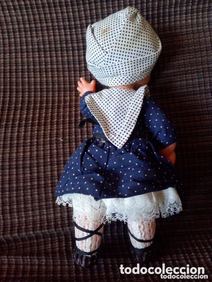 Mu&ntilde;ecas espa&ntilde;olas modernas: Mu&ntilde;eca Vasca a&ntilde;os 70 largo 24 cm - Foto 2