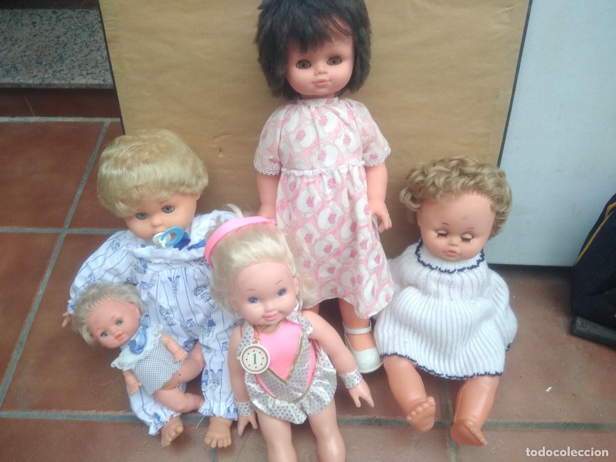 Mu&ntilde;ecas espa&ntilde;olas modernas: LOTE DE 5 MU&Ntilde;ECAS PARA RESTAURAR - Foto 1