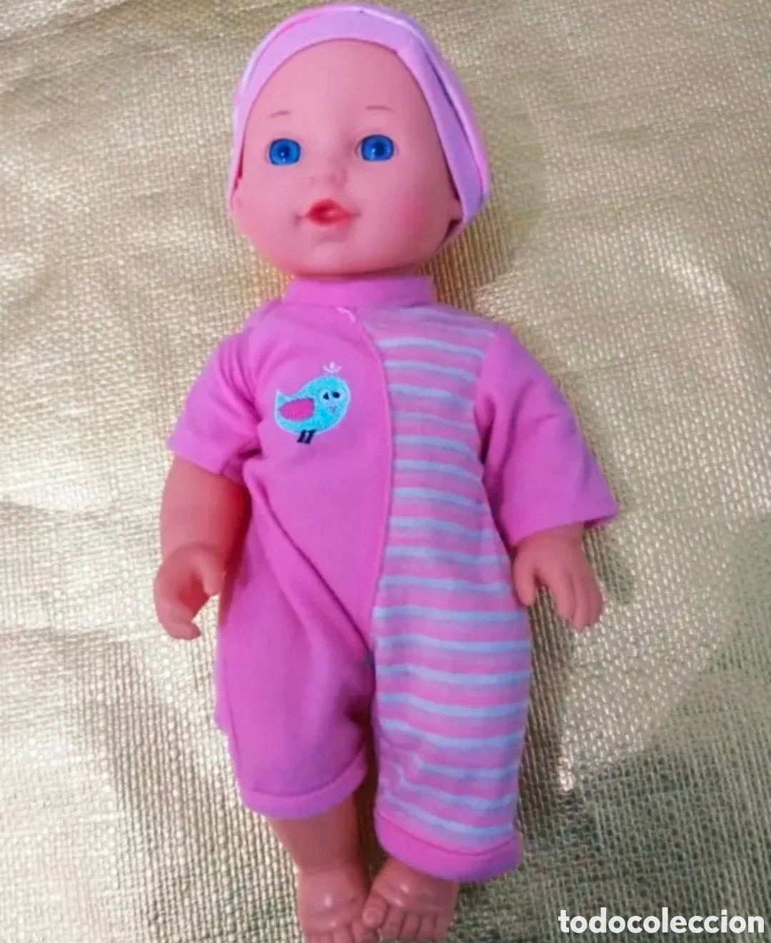 Mu&ntilde;ecas espa&ntilde;olas modernas: Mu&ntilde;eca beb&eacute;, ojos azules - Foto 2