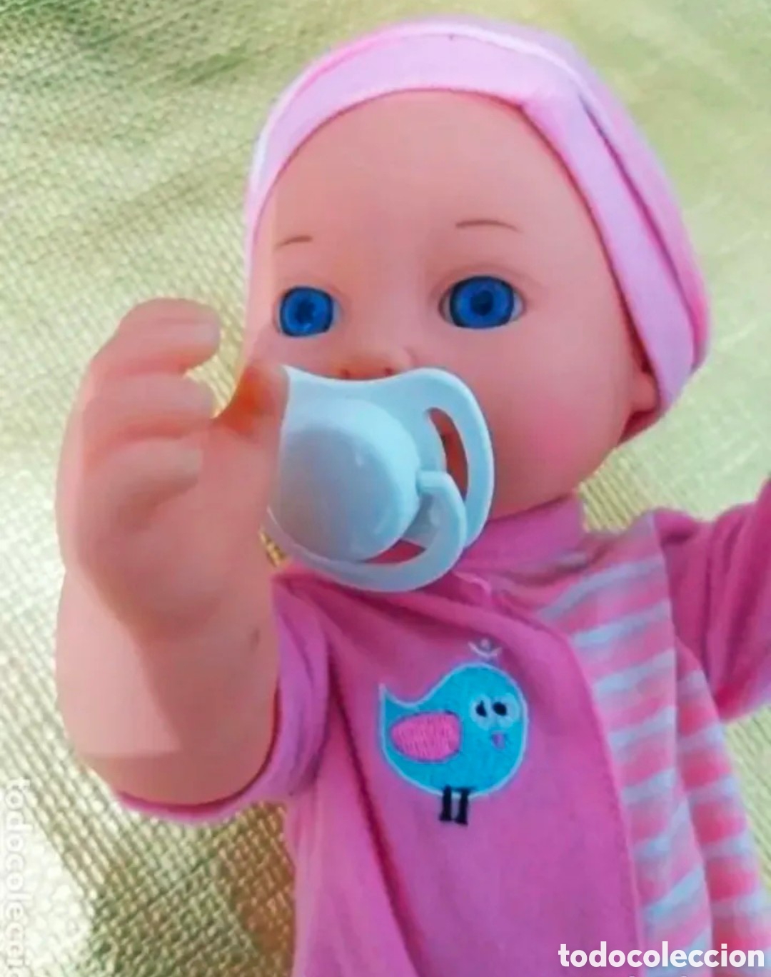 Mu&ntilde;ecas espa&ntilde;olas modernas: Mu&ntilde;eca beb&eacute;, ojos azules - Foto 3