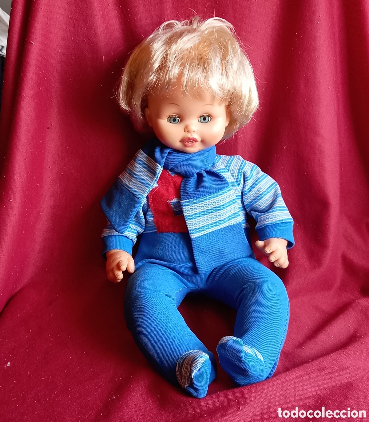 Mu&ntilde;ecas espa&ntilde;olas modernas: ANTIGUO MU&Ntilde;ECO PACHUCHO DE bb o BB - Foto 1