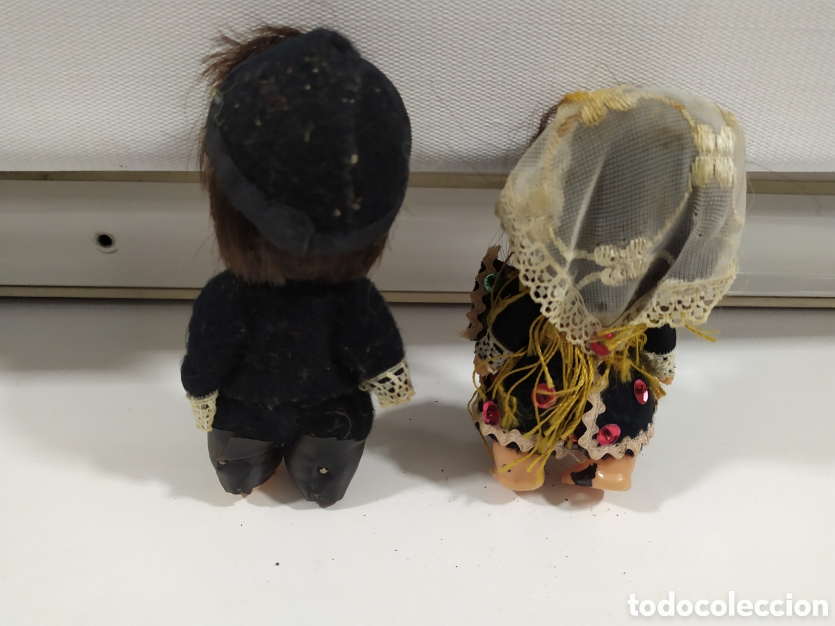 Mu&ntilde;ecas espa&ntilde;olas modernas: Pareja peque&ntilde;os mu&ntilde;ecos regionales - Foto 2