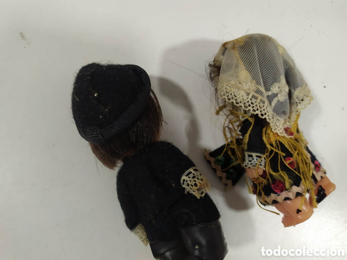Mu&ntilde;ecas espa&ntilde;olas modernas: Pareja peque&ntilde;os mu&ntilde;ecos regionales - Foto 4