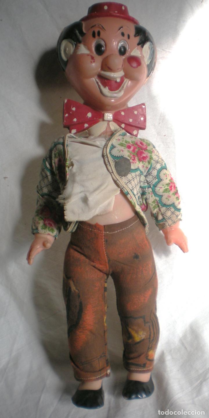 Mu&ntilde;ecas espa&ntilde;olas modernas: Payaso pl&aacute;stico menea la cabeza - Foto 1