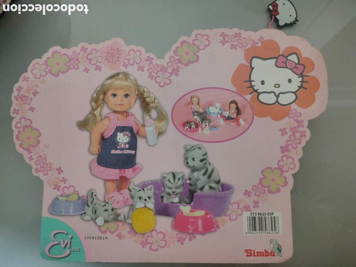 Mu&ntilde;ecas espa&ntilde;olas modernas: MU&Ntilde;ECA HELLO KITTY Y SUS MASCOTAS PERRITOS PRECINTADA SIMBA IMAN - Foto 3