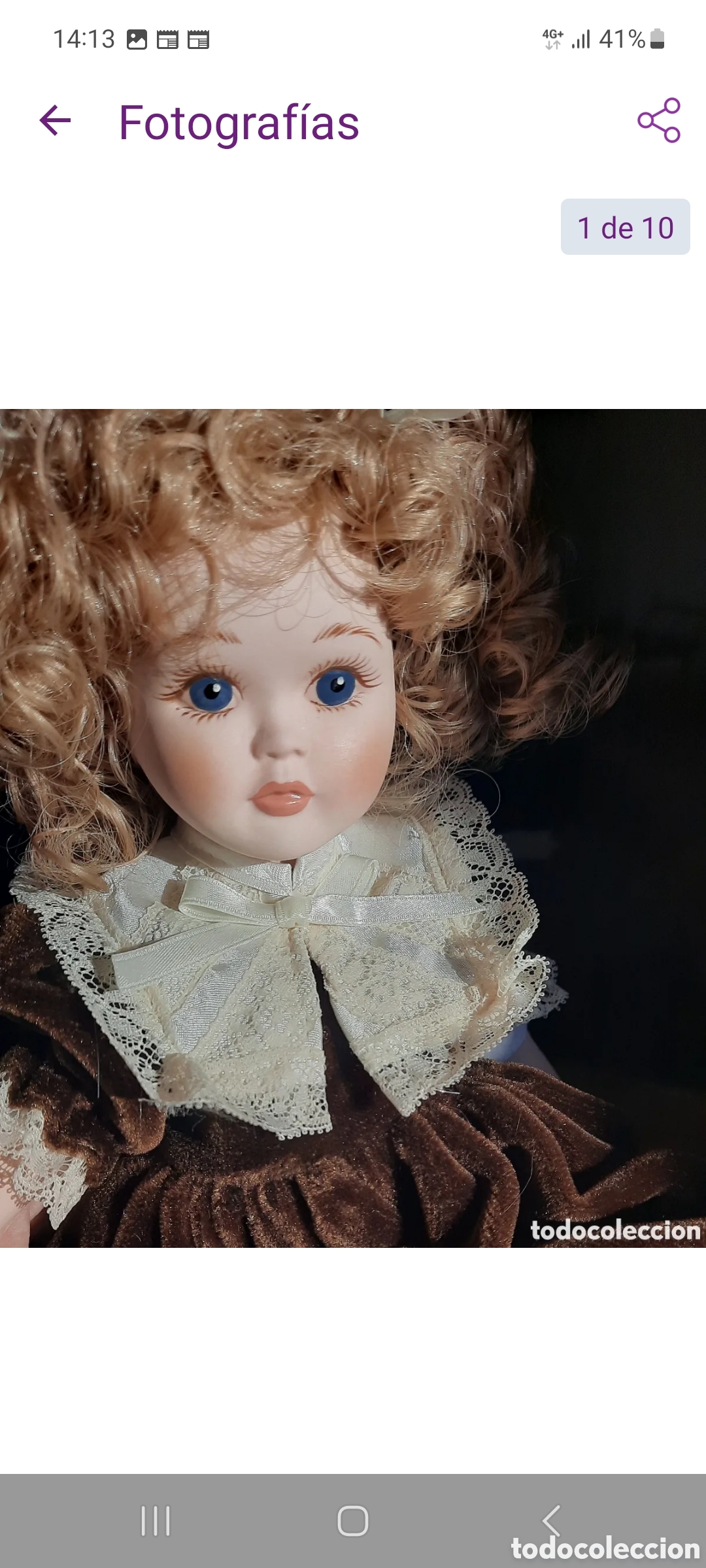 Mu&ntilde;ecas espa&ntilde;olas modernas: Mu&ntilde;eca porcelana - Foto 2