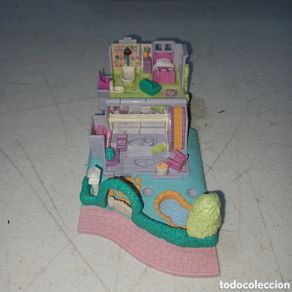 Polly Pocket Bluebird 1999 Deluxe Mansion Dream Builders maison hôtel rose cuisine chambre Polly Pocket Bluebird 1999 Deluxe Mansion Dream Builders maison hôtel rose cuisine chambre