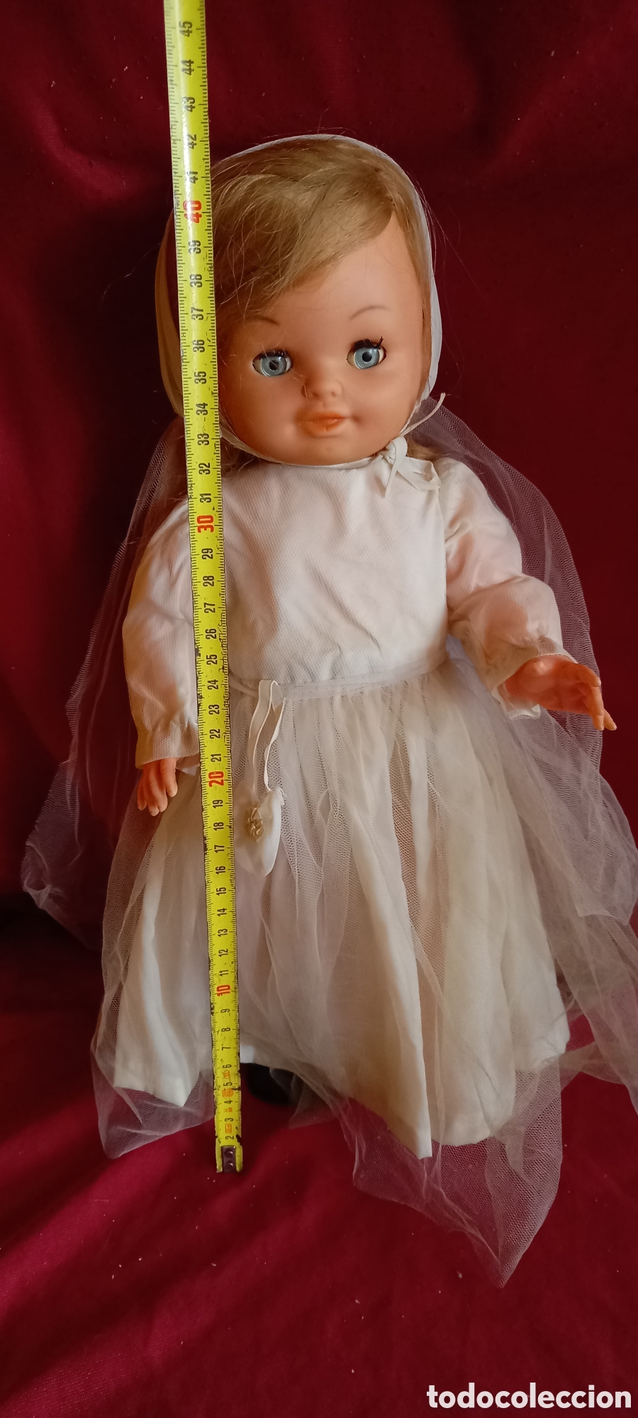 Mu&ntilde;ecas espa&ntilde;olas modernas: ANTIGUA MU&Ntilde;ECA CELESTE ANDADORA DE bb O BB DE COMUNION - Foto 20