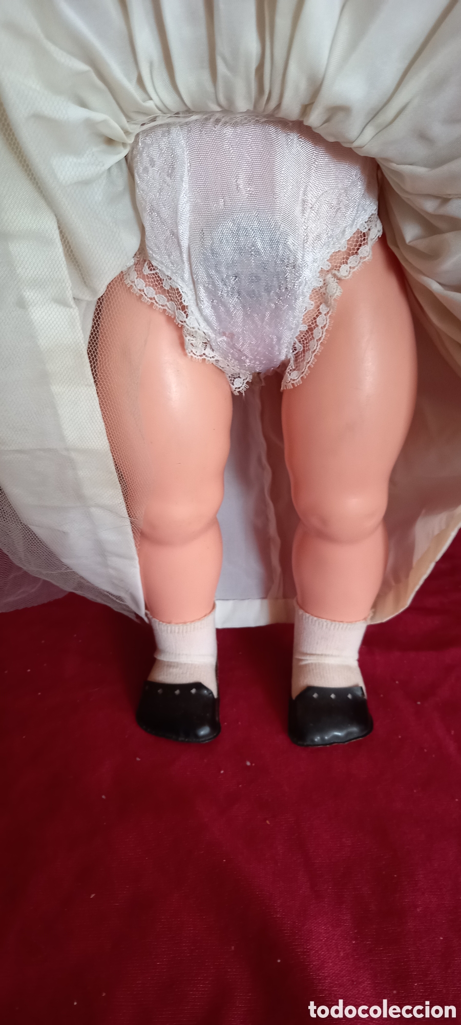 Mu&ntilde;ecas espa&ntilde;olas modernas: ANTIGUA MU&Ntilde;ECA CELESTE ANDADORA bb O BB DE COMUNION N.2 - Foto 7