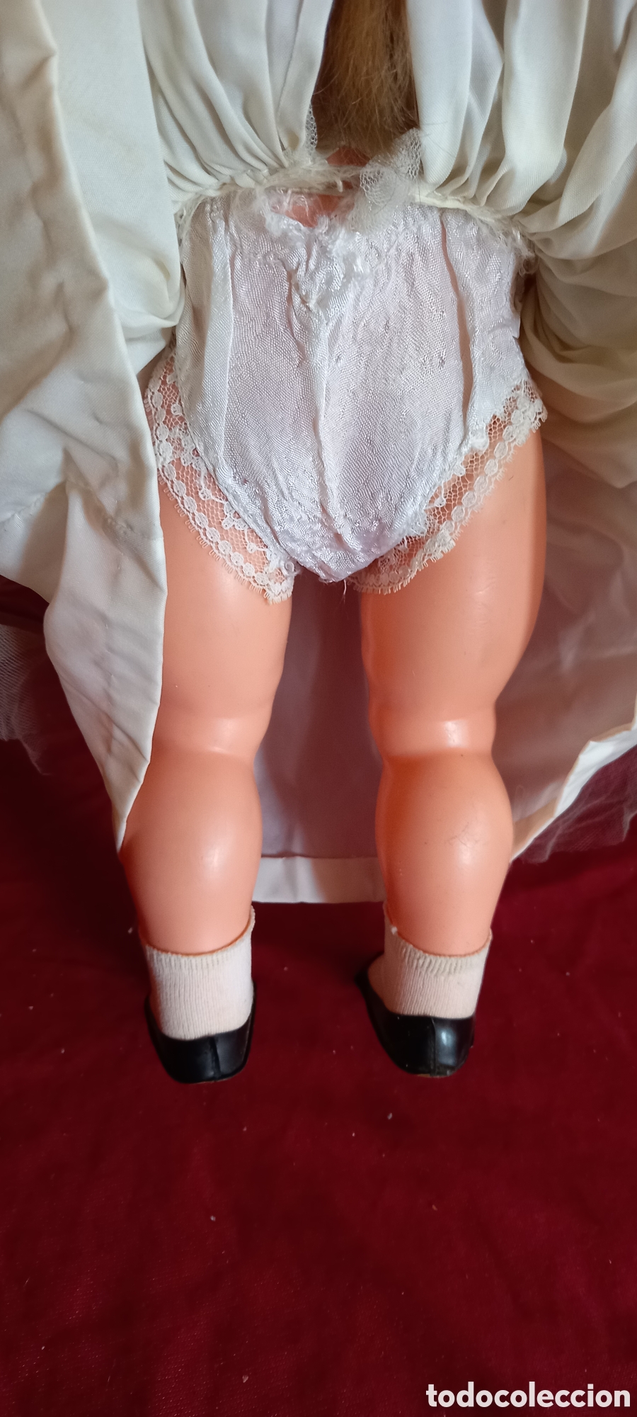 Mu&ntilde;ecas espa&ntilde;olas modernas: ANTIGUA MU&Ntilde;ECA CELESTE ANDADORA bb O BB DE COMUNION N.2 - Foto 12