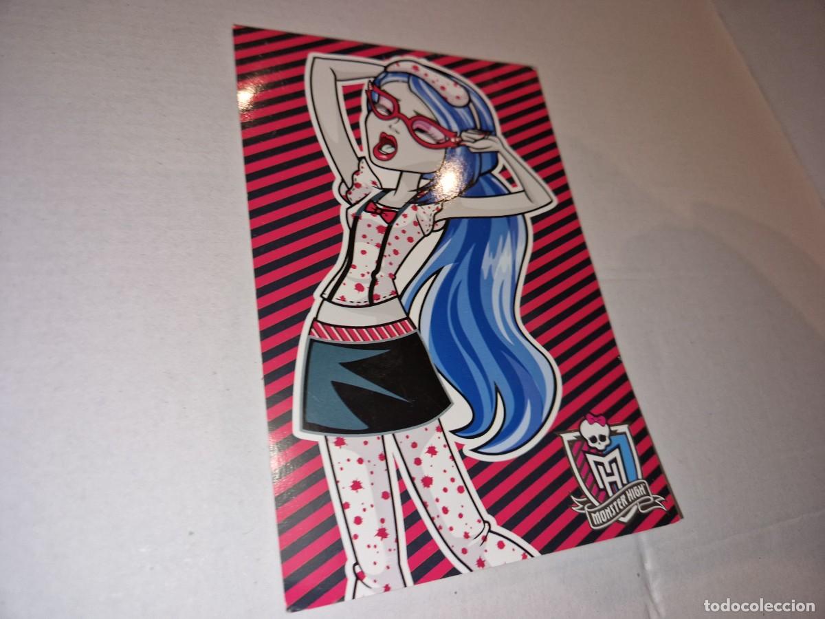 Mu&ntilde;ecas espa&ntilde;olas modernas: MU&Ntilde;ECA MONSTER HIGH - PANINI - TARJETA - Foto 1