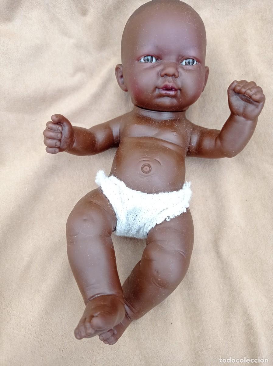 Mu&ntilde;ecas espa&ntilde;olas modernas: MU&Ntilde;ECA BEBE NEGRITA ANTIGUA - Foto 1