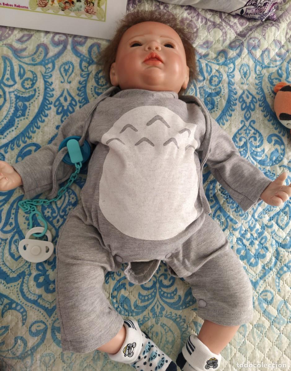Mu&ntilde;ecas espa&ntilde;olas modernas: Mu&ntilde;eco bebe reborn vinilo - Foto 4