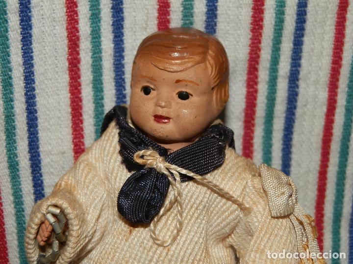 Mu&ntilde;ecas espa&ntilde;olas modernas: ANTIGUA MU&Ntilde;ECA COMUNION CELULOIDE, 9 CM - Foto 2