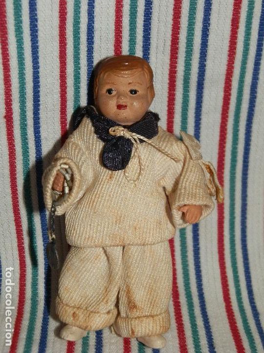 Mu&ntilde;ecas espa&ntilde;olas modernas: ANTIGUA MU&Ntilde;ECA COMUNION CELULOIDE, 9 CM - Foto 5