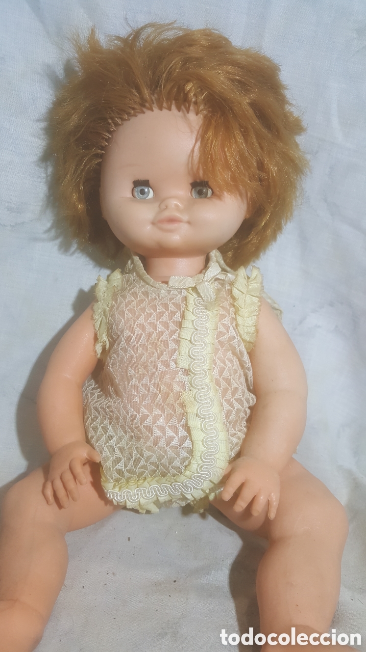 Mu&ntilde;ecas espa&ntilde;olas modernas: MU&Ntilde;ECA PELIRROJA DE OJOS AZULES DE PLASTICO - Foto 1