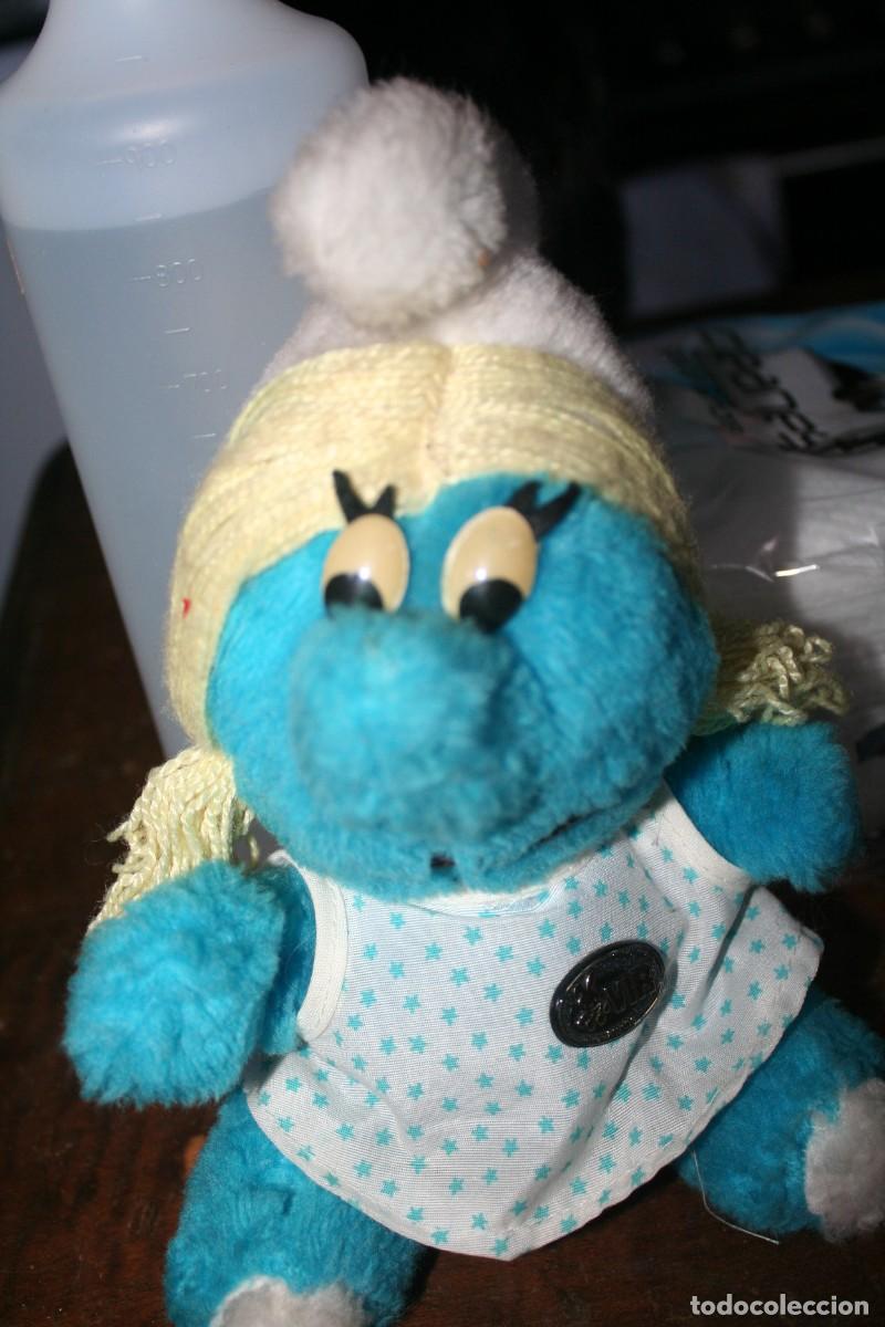 Mu&ntilde;ecas espa&ntilde;olas modernas: antiguo mu&ntilde;eco mu&ntilde;eca pitufa vir peluche - Foto 1