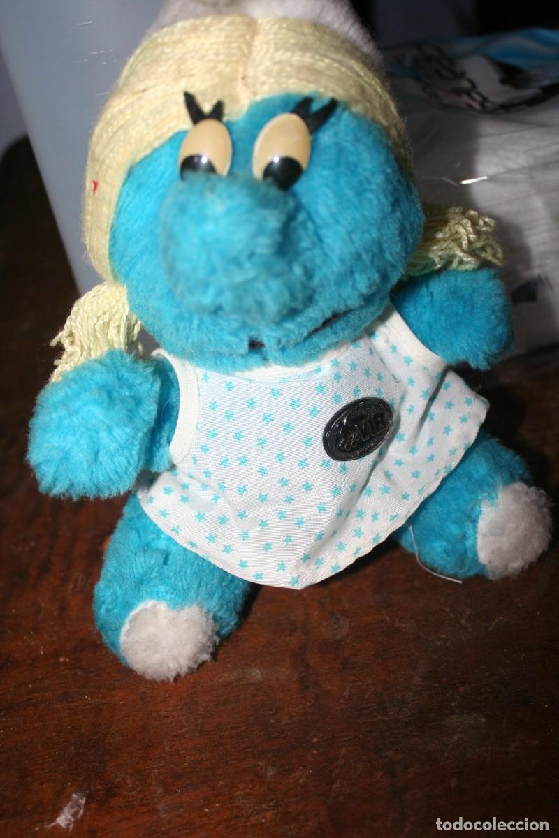 Mu&ntilde;ecas espa&ntilde;olas modernas: antiguo mu&ntilde;eco mu&ntilde;eca pitufa vir peluche - Foto 2