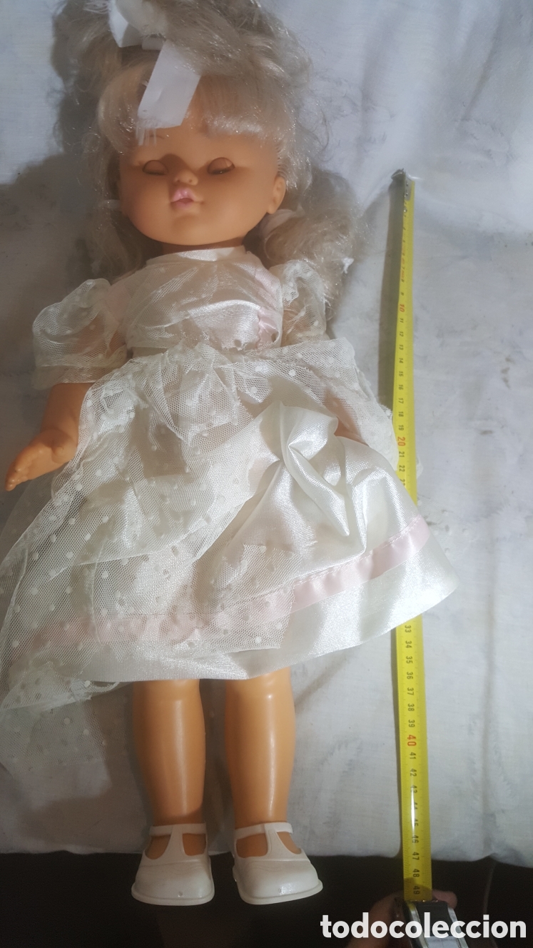 Mu&ntilde;ecas espa&ntilde;olas modernas: MU&Ntilde;ECA DE COMUNI&Oacute;N RUBIA CON OJOS AZULES DE MU&Ntilde;ECAS B.B - Foto 4